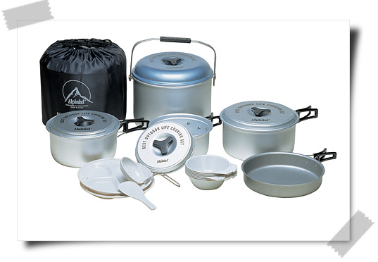 Picnic Cookset for 9-10 Persons  Made in Korea